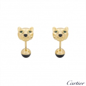 Cartier Yellow Gold Panthere De Cartier Cufflinks T1220747